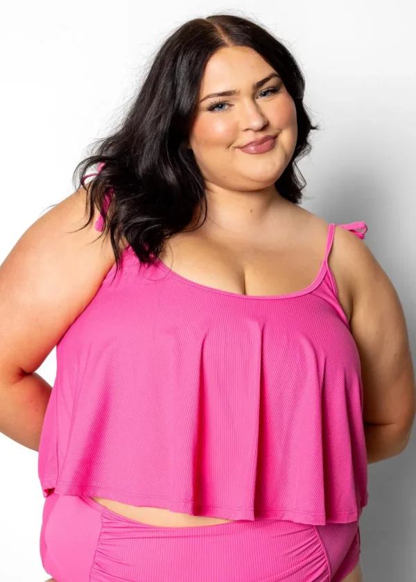 Ribbed Azalea Pink | Swing Top
