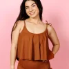 Ribbed Caramel | All Ruffled Up Bottoms