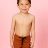 Ribbed Caramel | Mini Euro Shorts