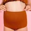 Ribbed Caramel | Mini High-Waisted Bottoms