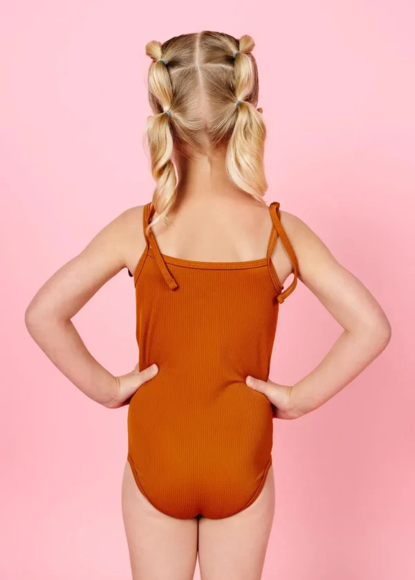 Ribbed Caramel | Mini Simply One-Piece