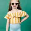 Ribbed Dusty Light Blue | Mini All Ruffled Up Bottoms