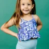 Ribbed Dusty Light Blue | Mini High-Waisted Bottoms
