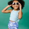 Ribbed Dusty Light Blue | Mini Racer Back Top