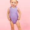 Ribbed Dusty Purple | Baby Romper One-Piece