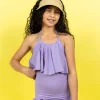 Ribbed Dusty Purple | Youth All Ruffled Up Bottoms
