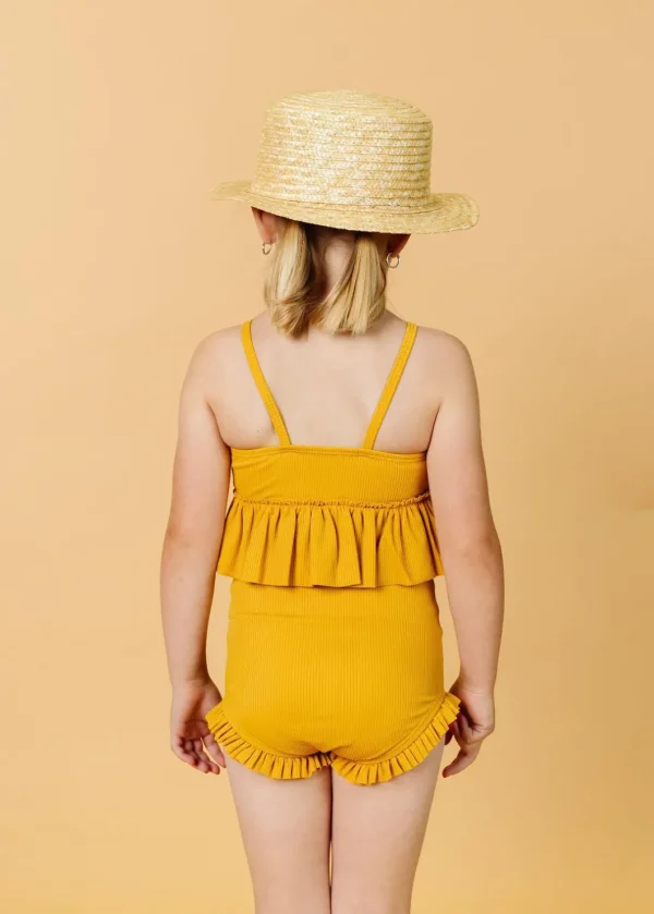 Ribbed Golden | Mini All Ruffled Up Bottoms