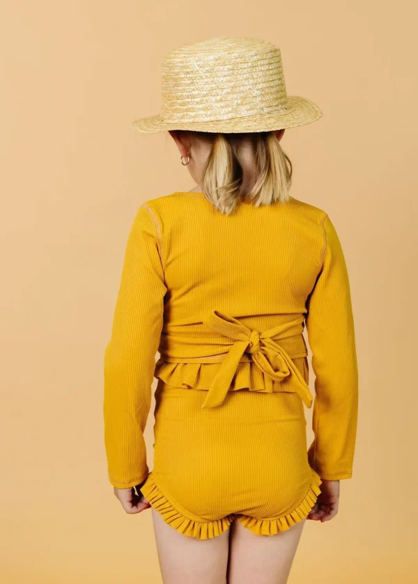 Ribbed Golden | Mini All Ruffled Up Bottoms