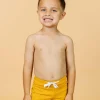 Ribbed Golden | Mini Euro Shorts