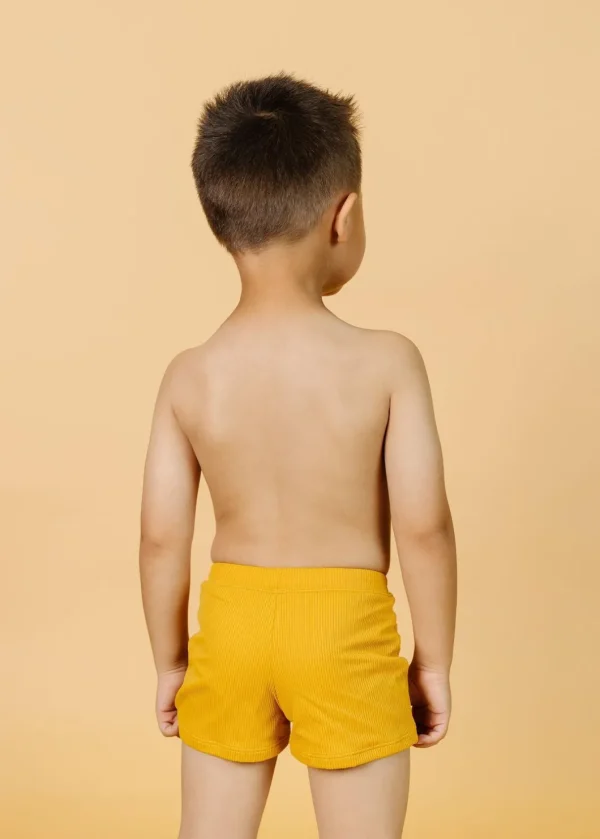 Ribbed Golden | Mini Euro Shorts
