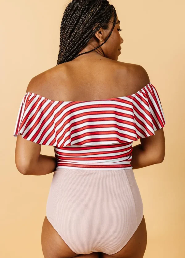 Ribbed Light Mauve | Cut High Bottoms