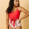 Ribbed Light Mauve | High-Waisted Bottoms