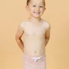 Ribbed Light Mauve | Mini Euro Shorts