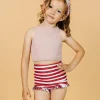 Ribbed Light Mauve | Mini Racer Back Top