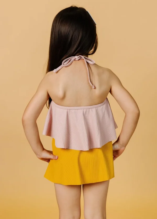 Ribbed Light Mauve | Mini Swing Top