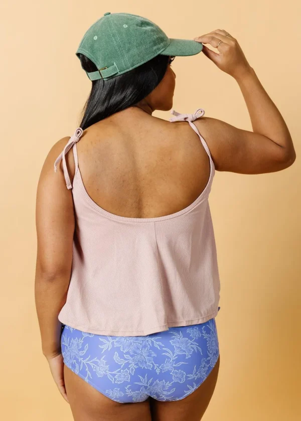 Ribbed Light Mauve | Swing Top