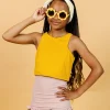 Ribbed Light Mauve | Youth All Ruffled Up Bottoms
