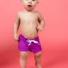 Ribbed Purple | Baby Euro Shorts