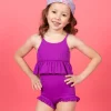 Ribbed Purple | Mini All Ruffled Up Bottoms