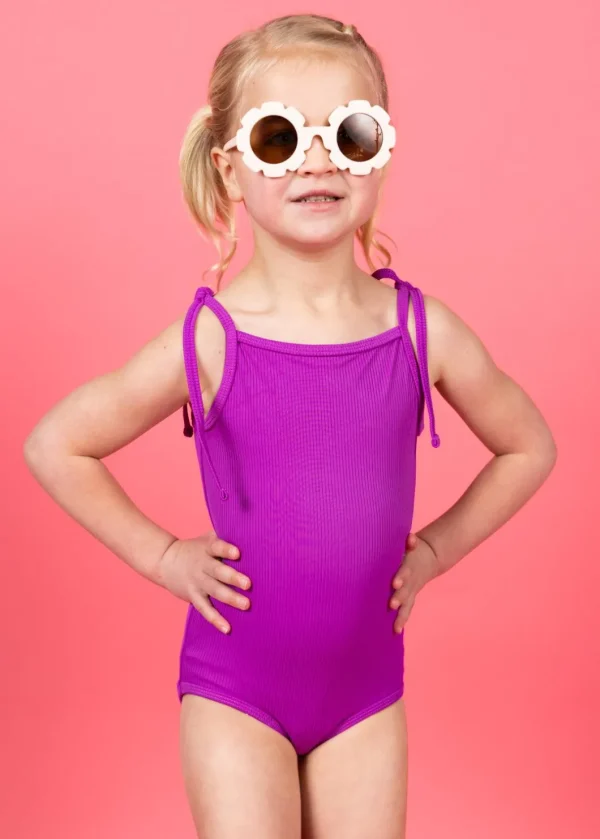 Ribbed Purple | Mini Simply One-Piece