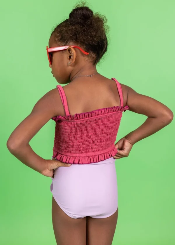 Ribbed Roseate | Mini Bandeau Top