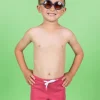 Ribbed Roseate | Mini Euro Shorts