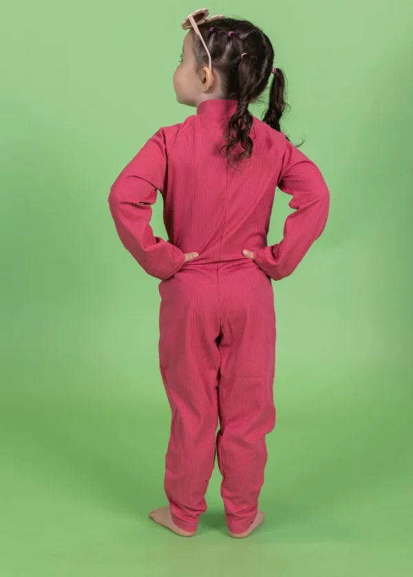 Ribbed Roseate | Mini Rashguard One-Piece (Unisex)