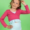 Ribbed Roseate | Mini Wrap Top Rashguard