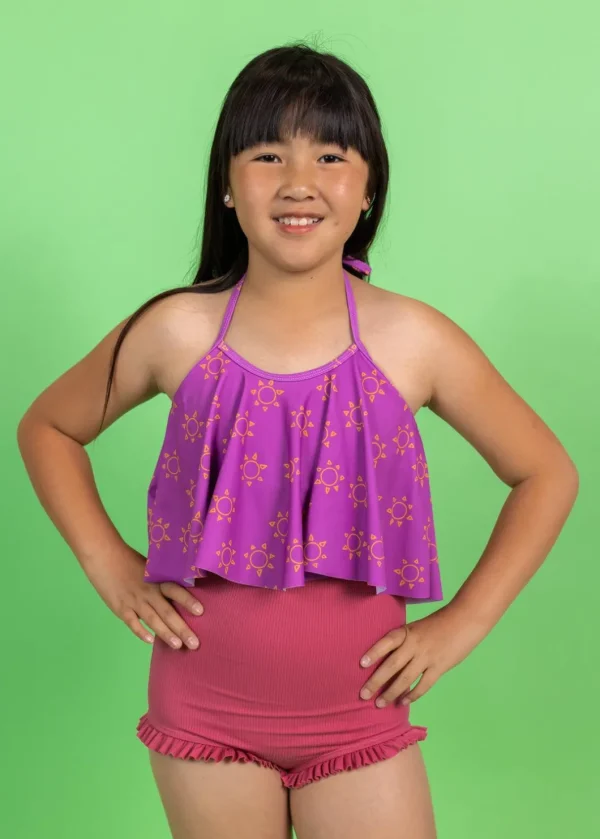 Ribbed Roseate | Youth All Ruffled Up Bottoms