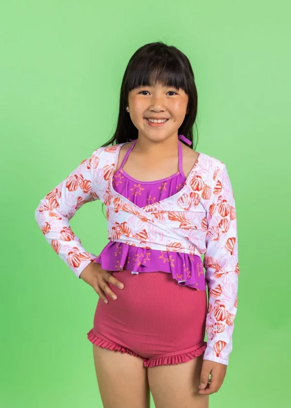 Ribbed Roseate | Youth All Ruffled Up Bottoms