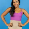 Ribbed Sand Brown | Extended High-Waisted Bottoms