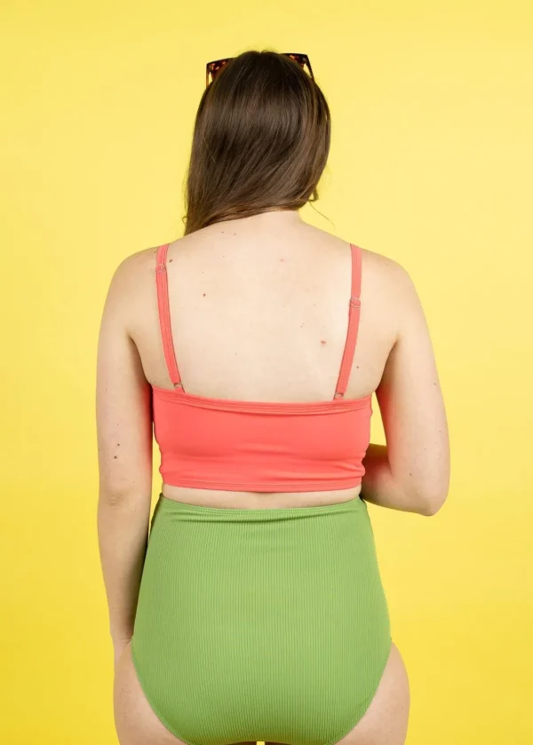 Ribbed Spring Green | Maternity Bottoms