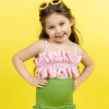 Ribbed Spring Green | Mini All Ruffled Up Bottoms