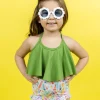 Ribbed Spring Green | Mini Swing Top