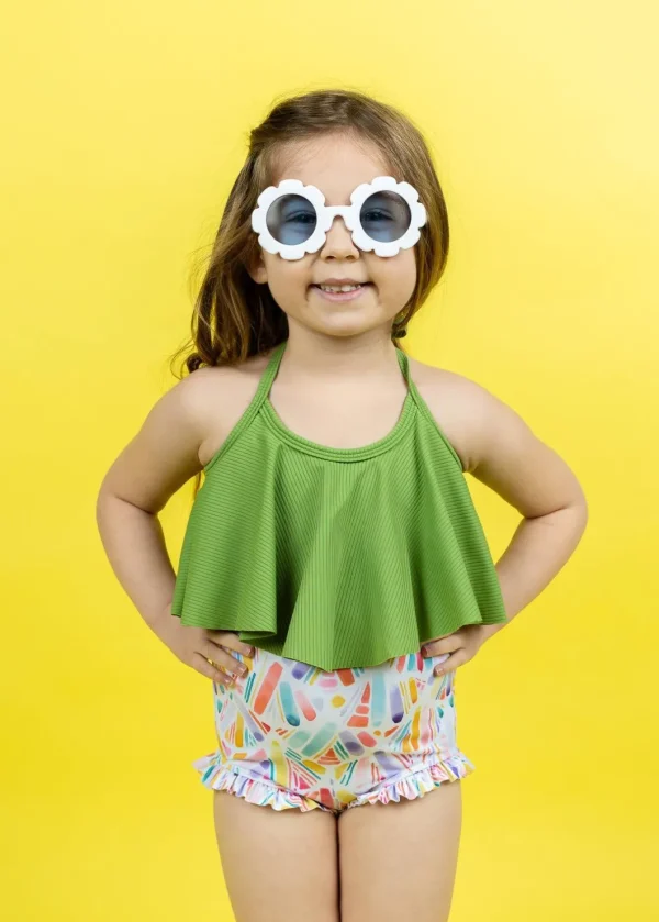 Ribbed Spring Green | Mini Swing Top