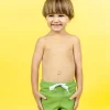 Ribbed Spring Green | Mini Euro Shorts