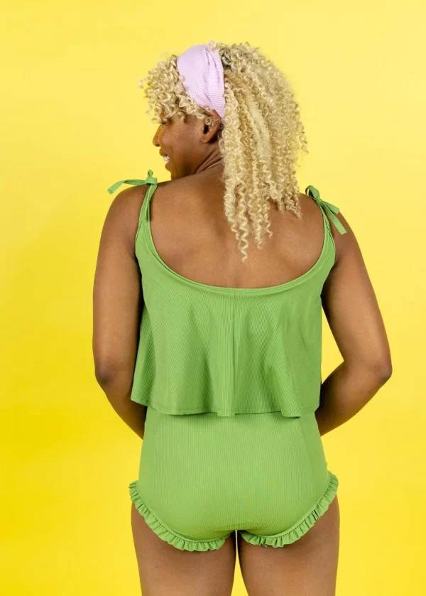 Ribbed Spring Green | Swing Top