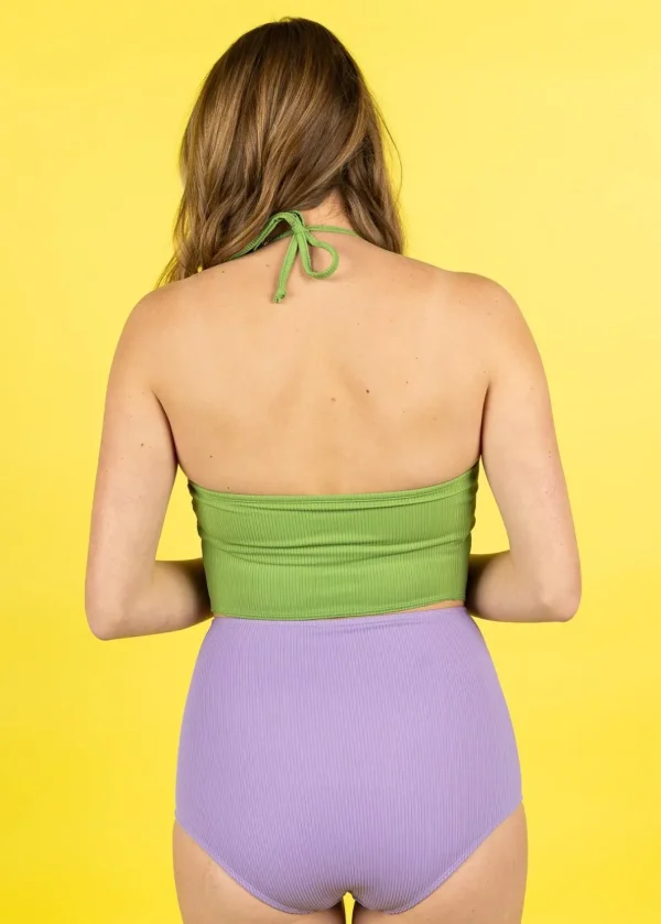 Ribbed Spring Green | Tied-Up Top