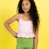 Ribbed Spring Green | Youth All Ruffled Up Bottoms