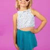 Ribbed Tide Pool Blue | Mini Who Wears Short Skirts