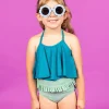 Ribbed Tide Pool Blue | Mini Swing Top