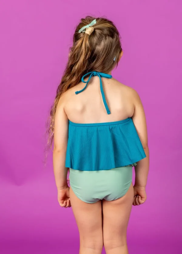 Ribbed Tide Pool Blue | Mini Swing Top