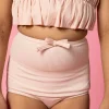 Ribbed Whipped Peach | Bow Bottoms