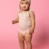 Ribbed Whipped Peach | Baby Simply One-Piece