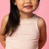 Ribbed Whipped Peach | Mini Racer Back Top
