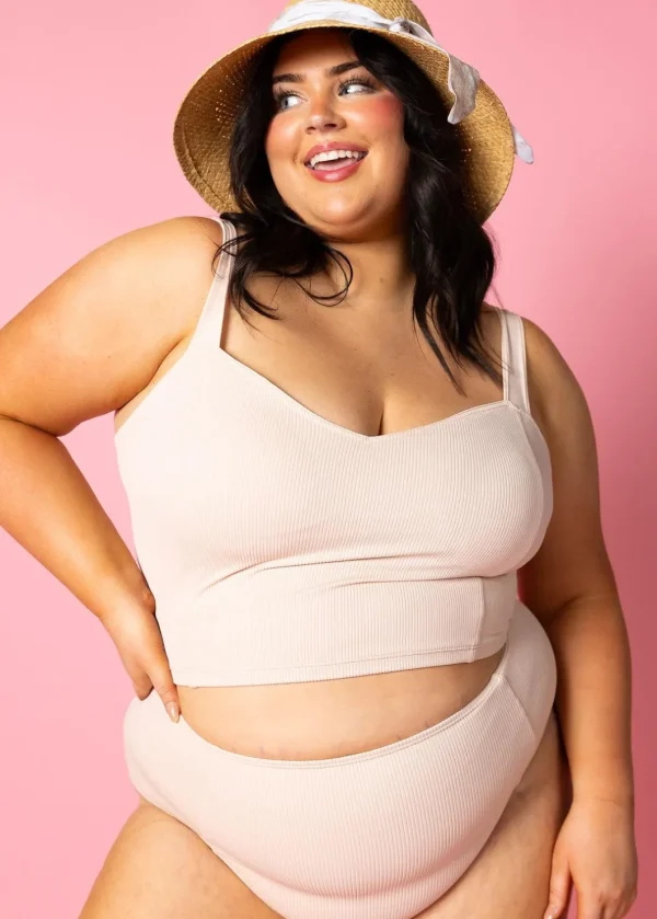 Ribbed Whipped Peach | Up High Bottoms