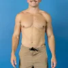 Sand Brown | Mens Swim Trunks