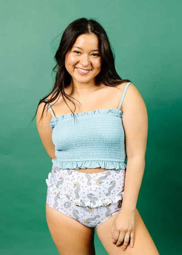 Sea-Haw | Mid-Ruffle Bottoms