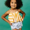 Sea-Haw | Mini Down in Front Ruffle Bottoms