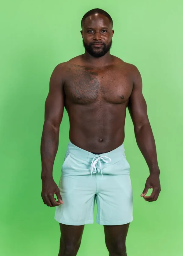 Spearmint | Mens Swim Trunks